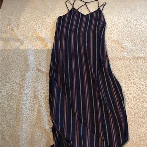 NWT Soprano Striped Maxi Dress